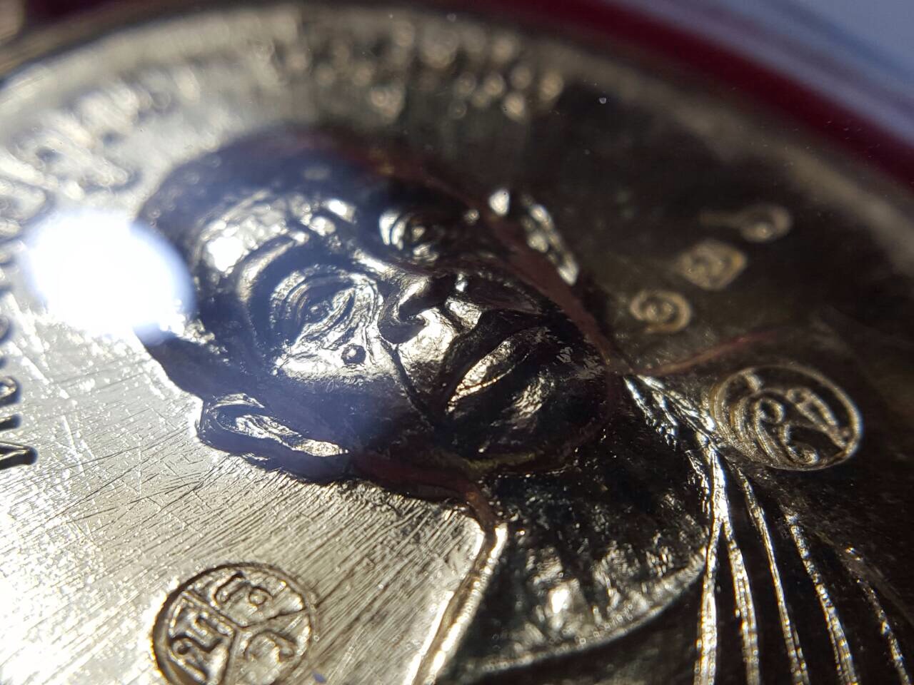 หลวงพ่อคูณ เจริญพรล่างบล็อคแรก ทองคำ