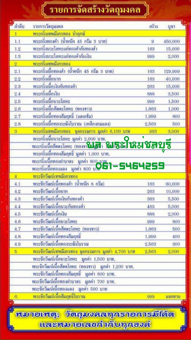 กริ่งเทพมังกรทอง วัดไตรมิตร